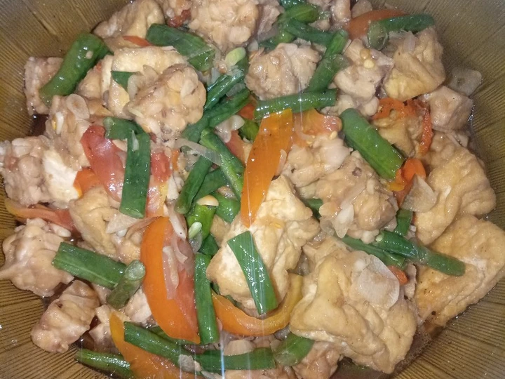 Langkah Gampang Menyiapkan Resep Oseng kacang panjang, tahu, tempe yang Uenak Anti Ribet, Bisa Manjain Lidah