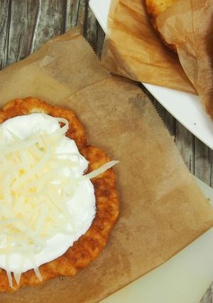 Gluténmentes lángos recept fotója