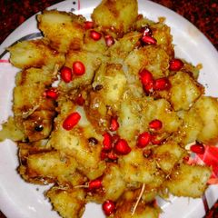A picture of Sweet potato chaat.