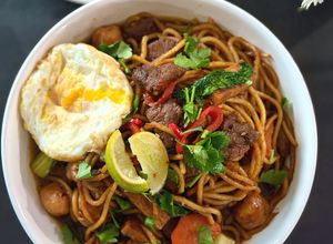 Gambar Mee Goreng Daging Basah