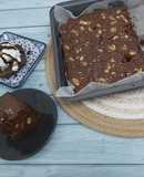 Eggless brownie