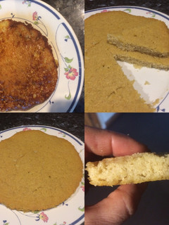 Una foto de Pancake de manzana con harina integral