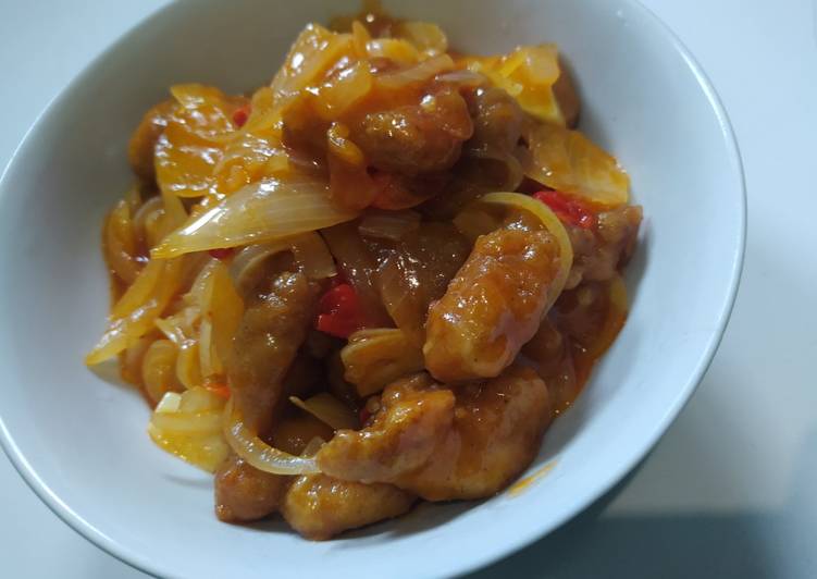 DICOBA! Resep Ayam tepung saus pedas manis resep masakan rumahan yummy app