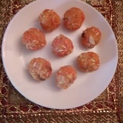 A picture of Boondi laddoo.