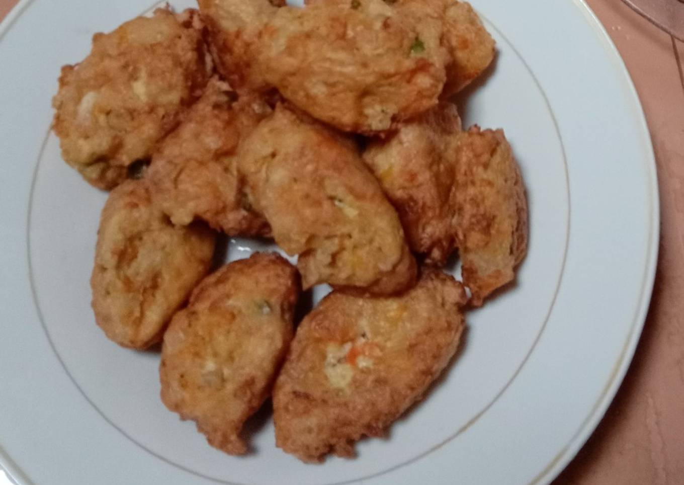 Perkedel tahu keju simple