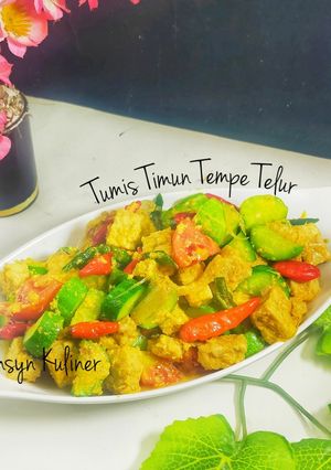 Foto resep Tumis Timun Tempe Telur