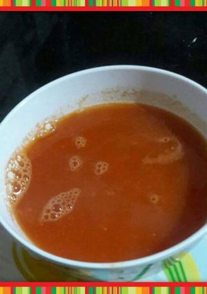 A picture of Tomato soup.