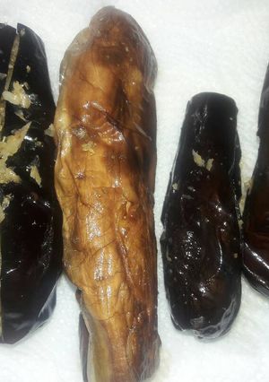 صورة لوصفة باذنجان مخلل وفلفل مقلى سهل جدا