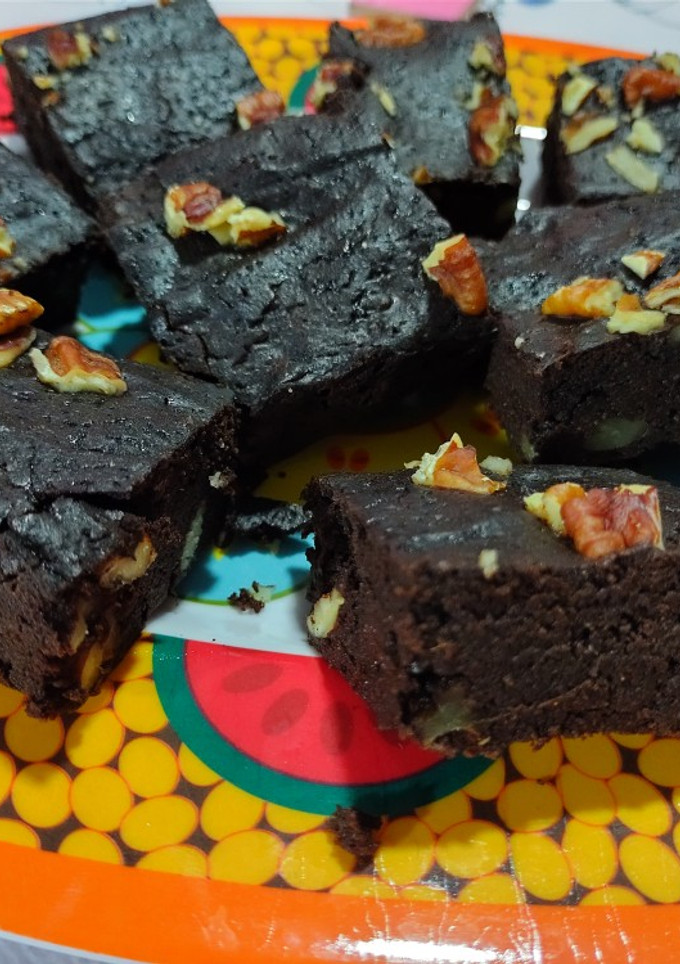 Una foto de ~Brownie keto~ sin harinas refinadas