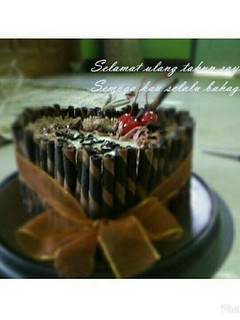 Foto resep Kue ultah ~basic cake brownies kukus ~