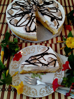 Fordított almás torta recept fotója