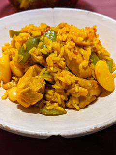 Una foto de Cazuela de arroz a la valenciana