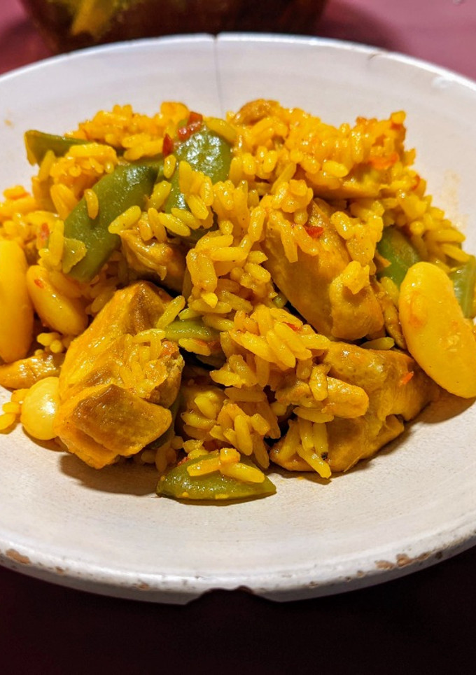Una foto de Cazuela de arroz a la valenciana