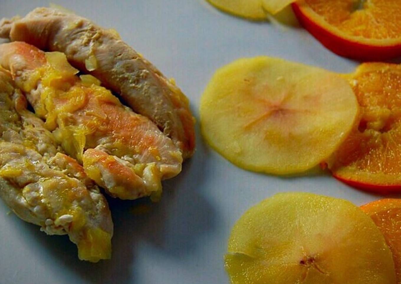 Pechugas de pollo a la naranja