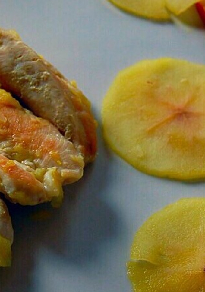 Una foto de Pechugas de pollo a la naranja