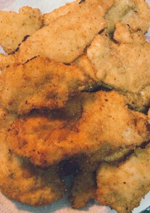 Una foto de Filetes de pollo empanados