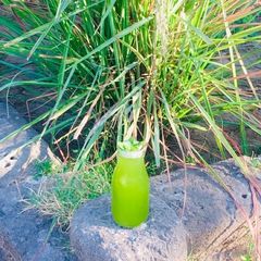 A picture of Lemongrass mint juice 🥤.