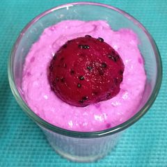 A picture of Dragonkhand (Sugar Free & Vrat Special) --- Dragon Fruit Shrikhand.