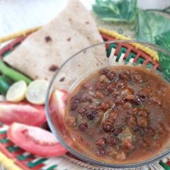A picture of Black Chickpea Curry.