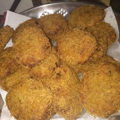 A picture of Russian kababs.