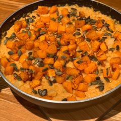 Red Lentil & Butternut Squash Coconut Dal A picture of Red Lentil & Butternut Squash Coconut Dal.