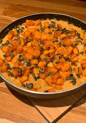 A picture of Red Lentil & Butternut Squash Coconut Dal.