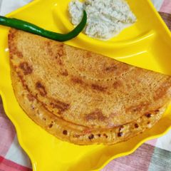 A picture of Mixed flour tomato chila.