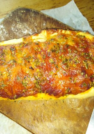 Una foto de Calzone de Jamón y Queso