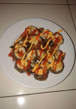 Foto resep Sushi chruncy sederhana,rasa jempolan 👻
