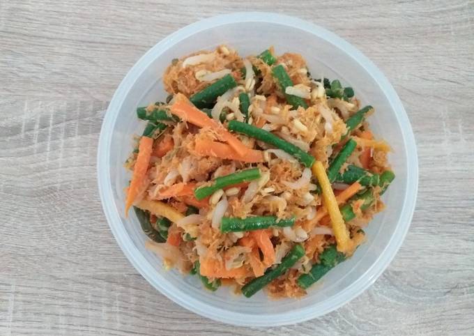 Standar Resep enak membuat Urap Sayur (Kluban) Versi Tumis dijamin sesuai selera