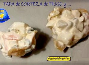 Foto principal de Tapa de Corteza de trigo con ensaladilla