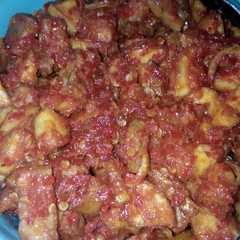 รูปของ Sambal Balado Singkong, Tempe & Teri