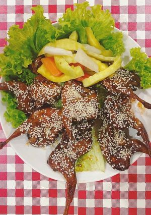 Hình của món Chim cút Roti.
