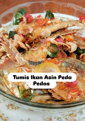 Foto resep Tumis Ikan Asin Peda Pedas