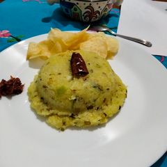 Moong aur lauki ki khichdi A picture of Moong aur lauki ki khichdi.