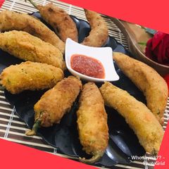A picture of Whosayna’s Pepper Poppers.