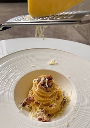Hình của món Spaghetti alla Carbonara.