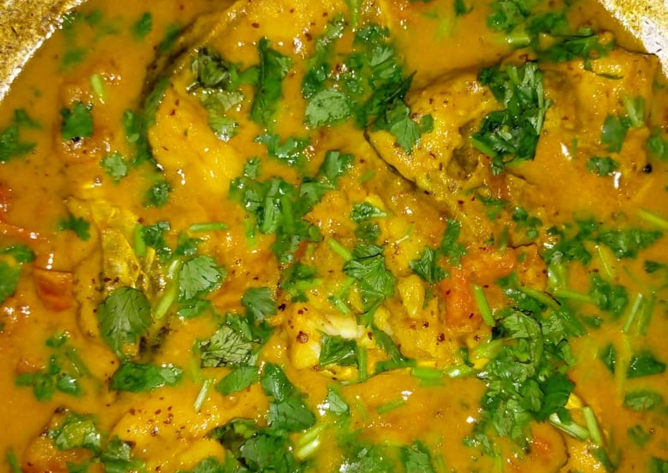 Fish in gravy