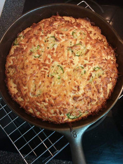 A picture of Skillet Jalapeno Corn Bread.