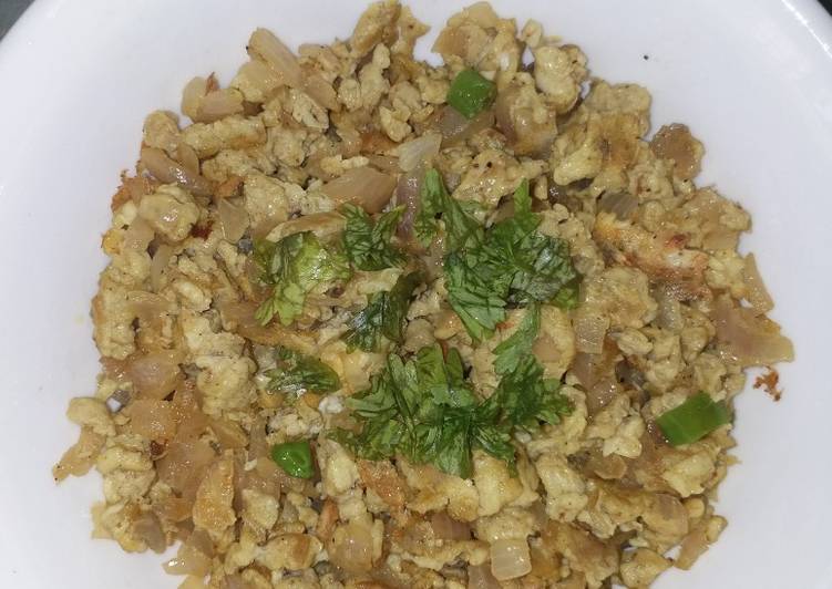 Recipe of Super Quick Homemade Ande ka keema