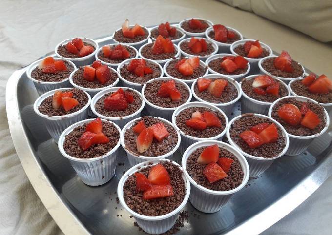 Puding sutra coklat