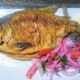 Sábalo frito con sarza criolla👍🇵🇪
