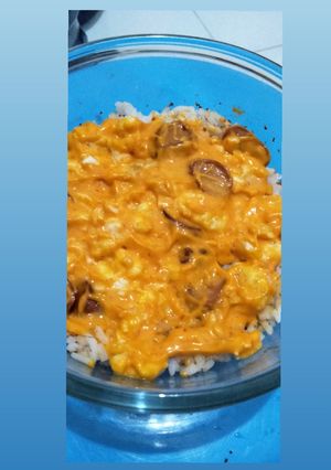 Foto resep Mentai Rice Ala Ala --- cuman 4 bahan! (inspired : Yackikuka)