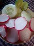 Ensalada de rábano y pepino