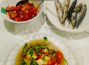 Foto resep Masakan rumahan (tumis selada air, pindang deles, sambal kecap)
