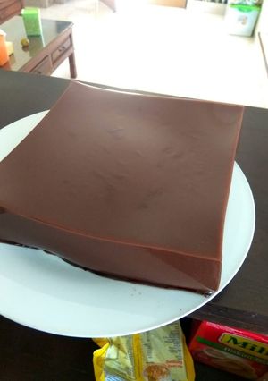 Foto resep Puding coklat roti tawar