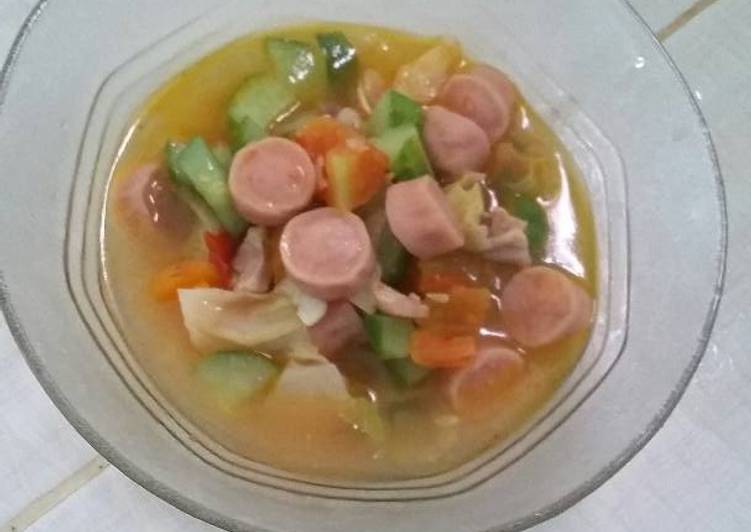 Sop merah campur-campur