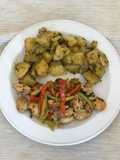 Pechuga de pollo con salsa chimichurri