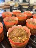 Muffin oat banana coffee
