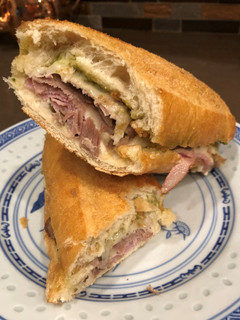 A picture of Adam's Cuban Style Sandwich.